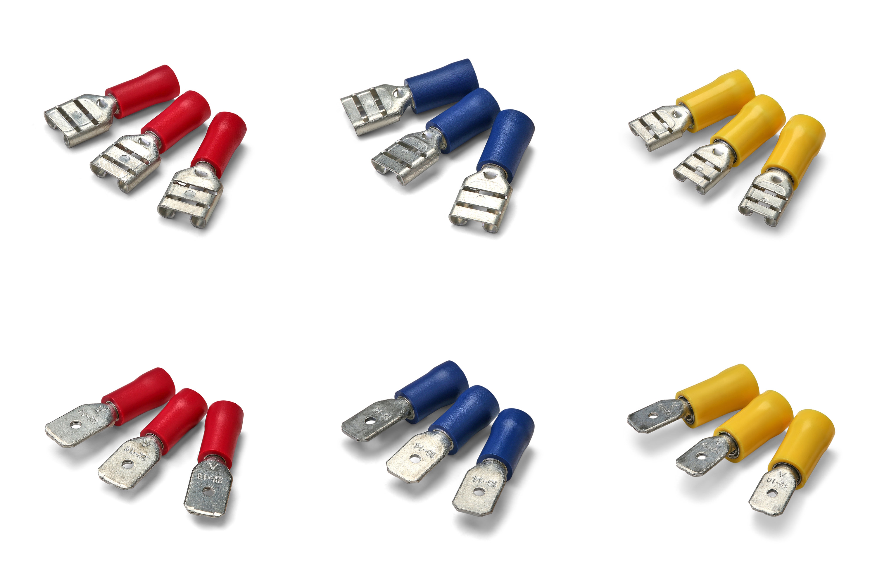 Cosse plate | Kit de connecteurs électriques 346 pièces C Tie et pince multifonction